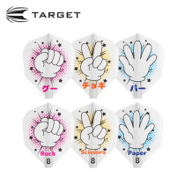 TARGET SCOUTING 8 FRIGHT WHITE JANKEN Boxing Pattern White no 6 professionnelle darts wing