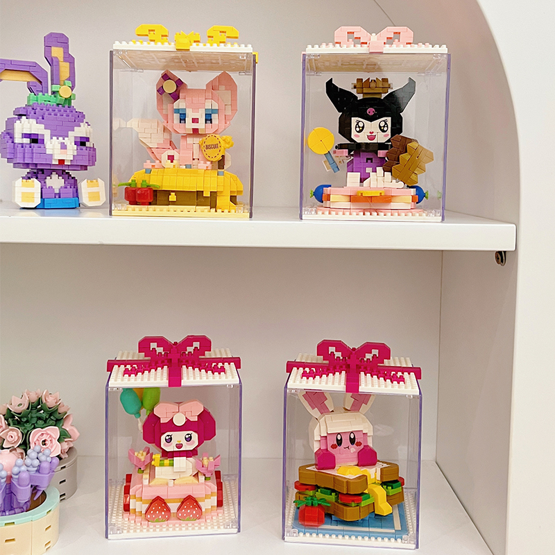 18-year-old birthday present Valentine's Day sends girls creative diy handmade cake building blocks to send girlfriends special men