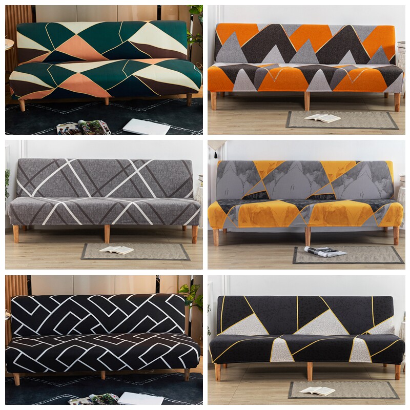 Elastic universal armrestless folding sofa cover all-inclusive universal cover dust-proof sofa cushion towel cover cloth sofa bed