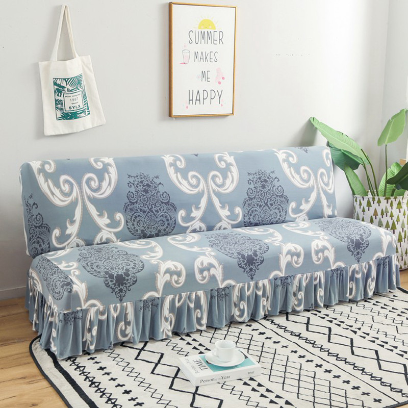 Universal folding sofa bed cover without armrest dust cover cloth pad towel skirt European-style universal sofa cover all-inclusive