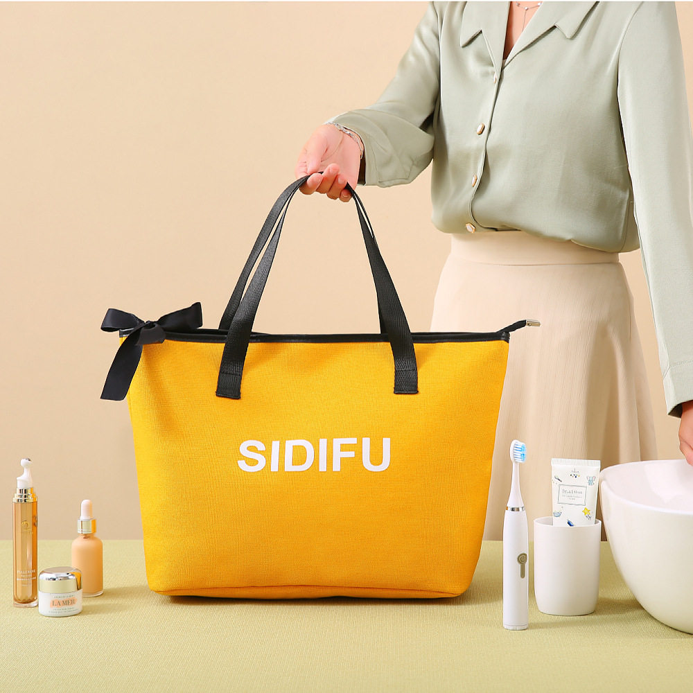 Male and female hand satchel portable commuter bag business bag for travel large capacity luggage bag single shoulder containing bag