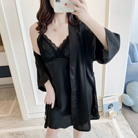 1808 Nightdress+Hoot (Black)