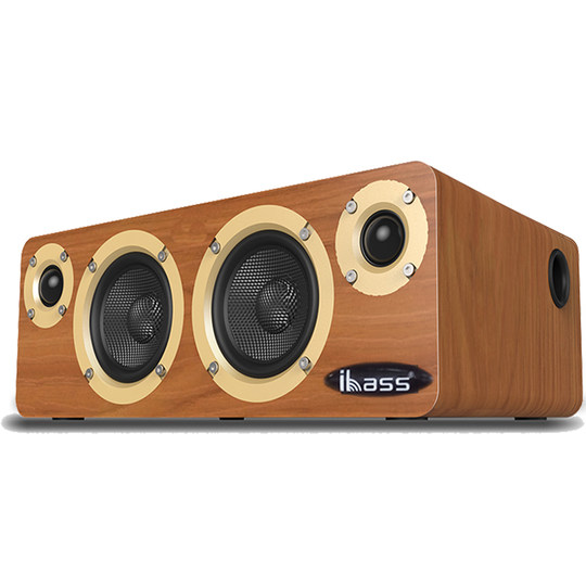 ibasshifi деревянный Bluetooth автомобильный мощный бас U дисковый динамик компьютерный ТВ аудио динамик сабвуфер