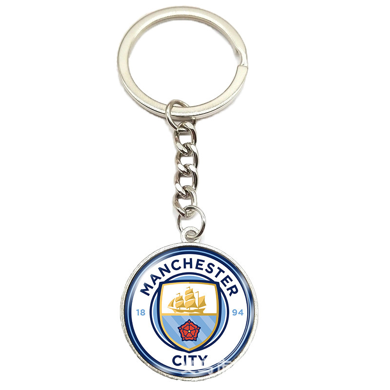 World Cup European Football Club Logo Time Stone Alloy Keychain Bag Car Key Pendant World Cup European Football Club Logo Time Stone Alloy Keychain Bag Car Key Pendant
