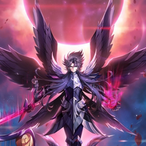 (Crazy Model Holy Dance Pavilion) Saint Singya 30th Anniversary Exhibition Hangzhou Station Flash Card Key Hanging