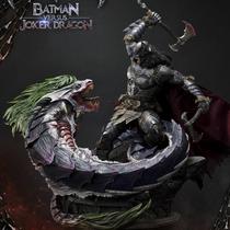 (Crazy Model Holy Dance Pavilion) Prime 1 Studio P1S Batman vs. Joker Dragon 34 inch statue