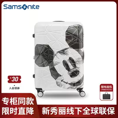 Samsonite Samsonite Mickey trolley box boarding case 20 inch expandable suitcase 24 28 inch AF9