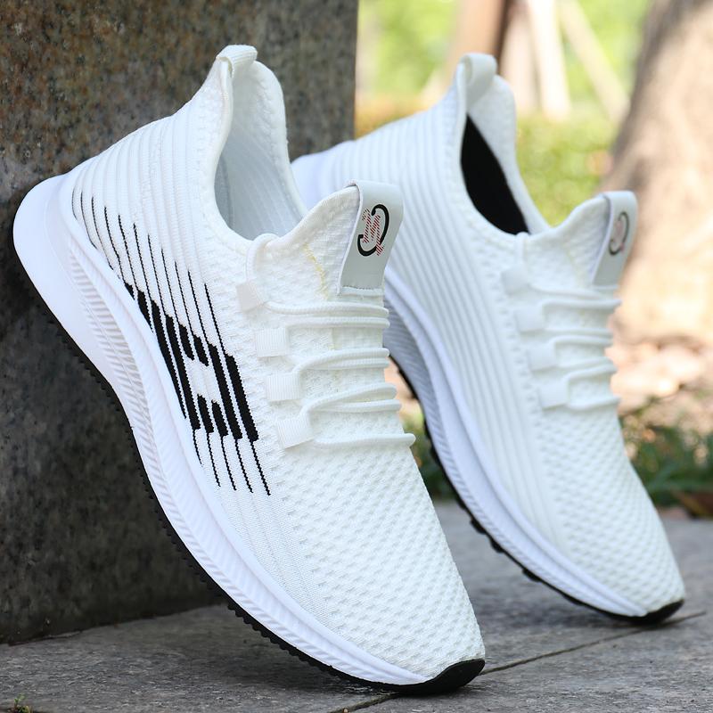 Hong Kong Tide Cards Small White Shoes Summer 2022 New Korean Version 100 Hitch Breathable Thin Web Face Sports Running Shoes Men's Shoes
