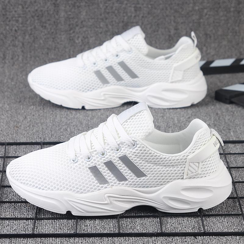 Hong Kong Tide Cards Small White Shoes Men's Shoes 2022 New Summer Sports Casual Couple Trend Net Face Breathable Running Shoes