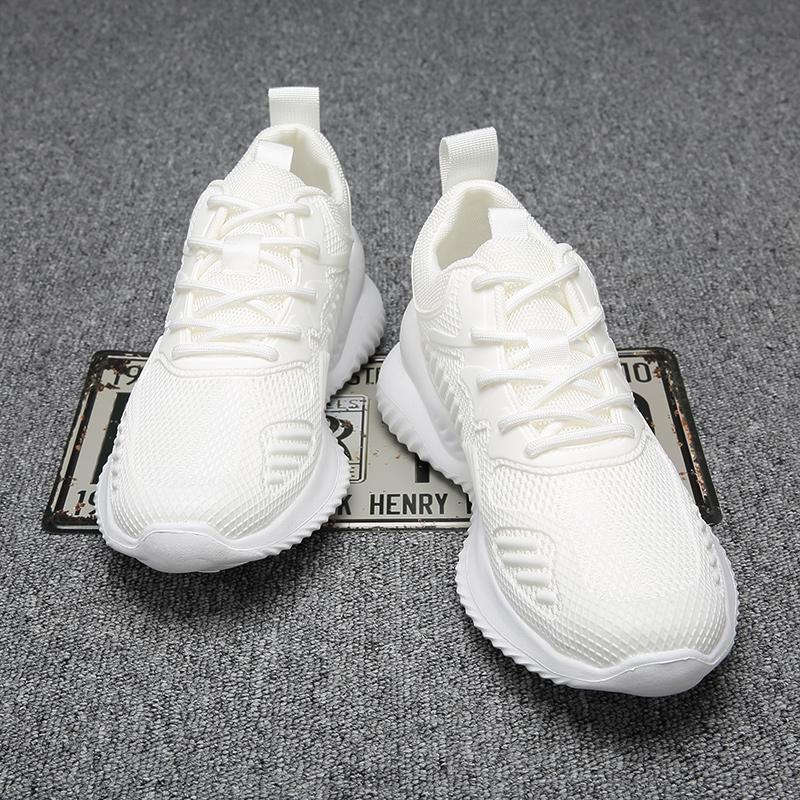 Hong Kong Tide Cards Small White Shoes Men's Shoes 2022 Summer New Web Face Breathable Korean Version 100 Hitch A Light Sport Running Shoes