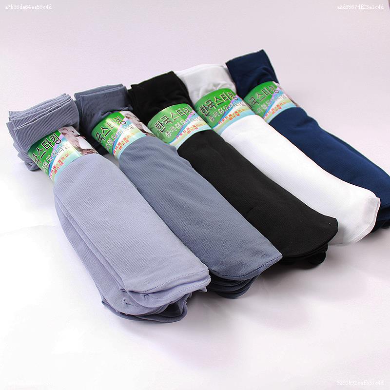 Short Mode General rootless soft tube breathable student without heels thin socks male stockings spring and autumn one-time