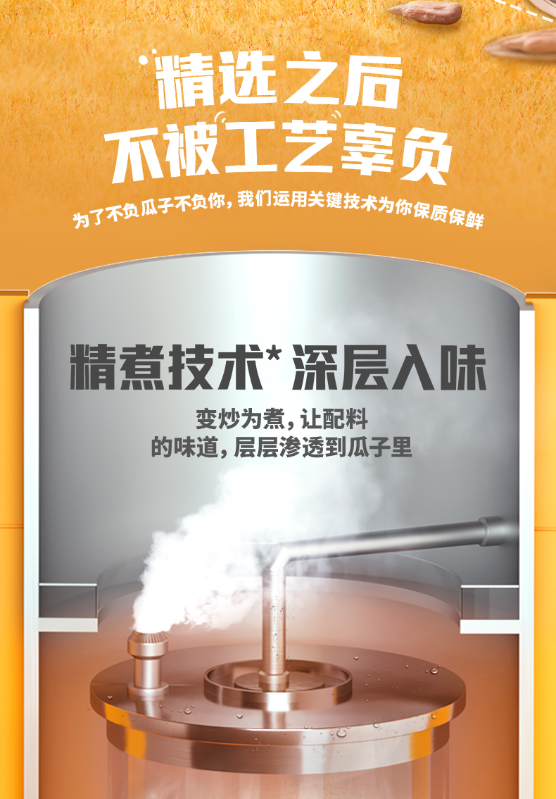 天猫超市 洽洽 山核桃味葵花籽 500g*2件 图6