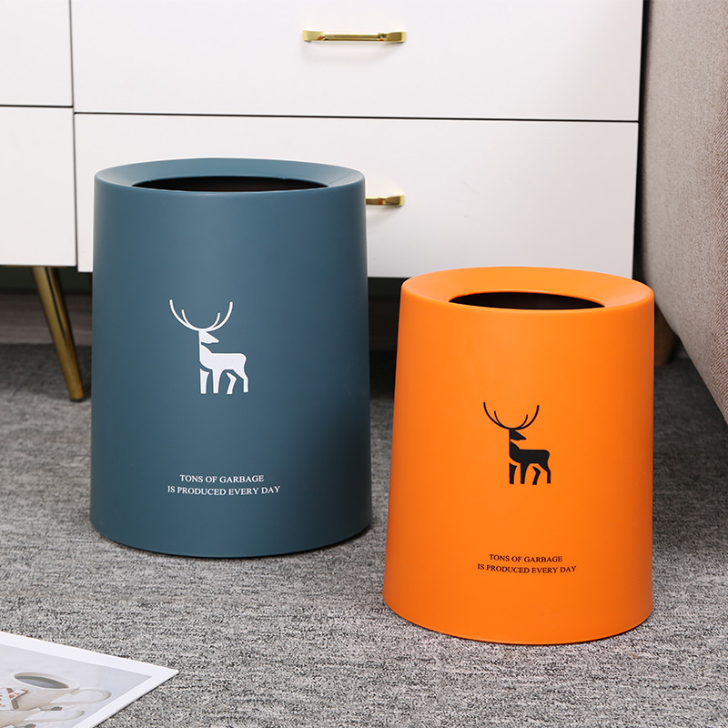 Modern minimalist trash can home living room bedroom light extravaganza Rubbish Bins Office Toilet Makeup room Toilet Paper