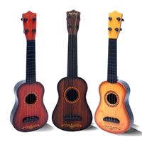 [Gửi một đoạn + chuỗi dự phòng + sách giáo khoa đơn giản] guitar đồ chơi của trẻ em có thể chơi nhạc cụ ukulele bộ trống trẻ em