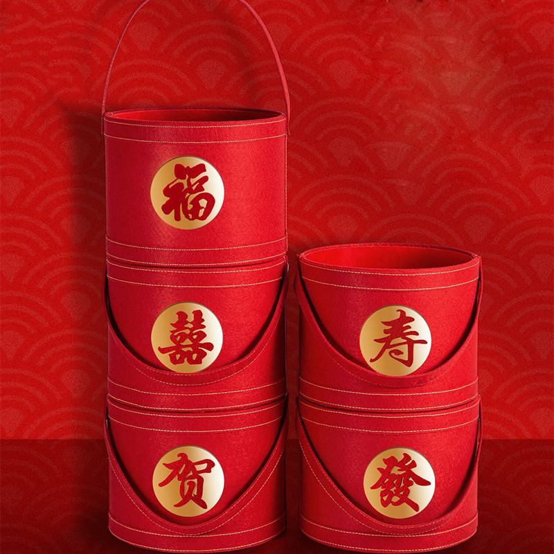 Fukubucket Hug Hug Festive Office New Year Home Flowers Fu Words Pomegranate Fruit Hotel Bouquet Dry Flower Furnishing