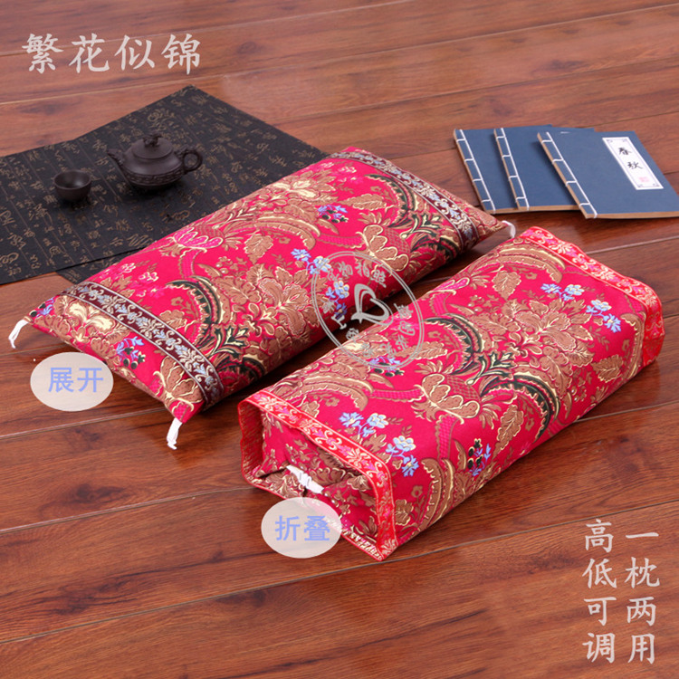 Sản phẩm mới khuyến mãi cotton thô vải có thể điều chỉnh chiều cao đầy đủ gối kiều mạch gối cổ tử cung sức khỏe gối có thể tháo rời và giặt được gối ôm cho trẻ sơ sinh
