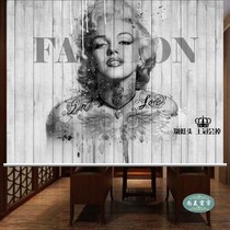 Custom design logo advertising Monroe personality background wall curtain roller curtain painting hanging painting store company shading and shading