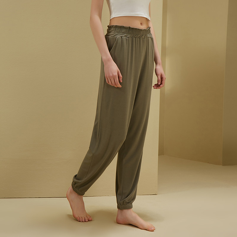 Pajamas Pyjamas Pants Women Long Pants Spring Fall Modale Casual Loose Bungles Pants home Pants Closeable to outwear