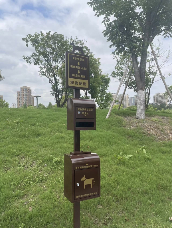 Outdoor Pet Waste Box, Pet Waste Bin, Dog Waste House, Community Pet Waste Collection Box, Feces Garbage Collection Bin