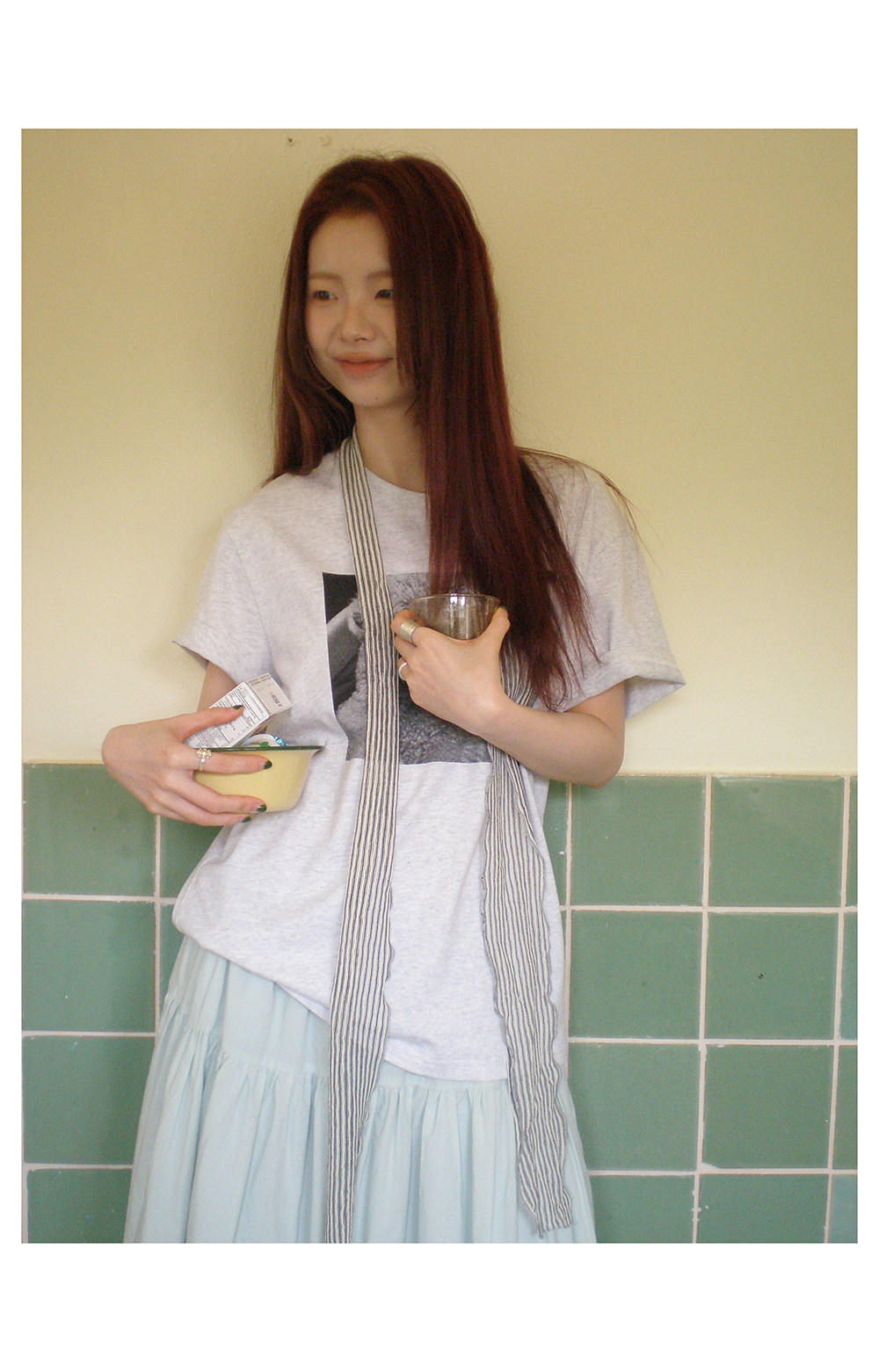 HelloooEat корейская футболка с принтом собачки весна-лето хлопок дышащая свободная универсальная с круглым вырезом короткий рукав