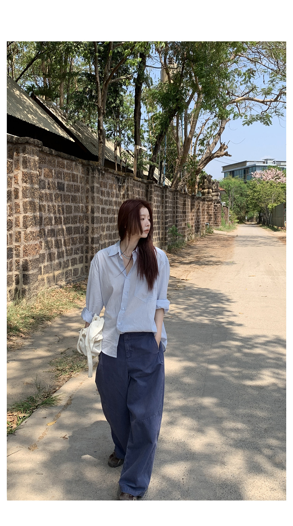 HelloooEat корейские 100% хлопковые повседневные широкие брюки свободного кроя в американском ретро стиле с эффектом стирки