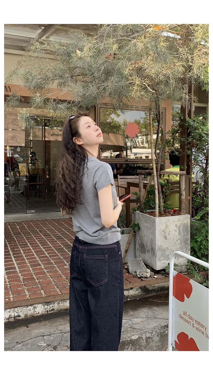 HelloooEat американская ретро вышитая вязаная рубашка с воротником поло повседневная универсальная приталенная с короткими рукавами