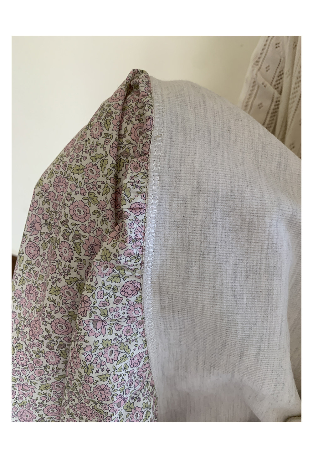 HelloooEat дизайнерская юбка-трапеция с цветочным принтом и вельветовыми вставками весна-лето корейский стиль