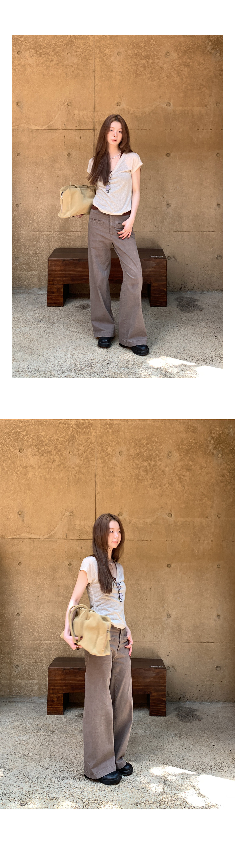 Hellooo Eat женские прямые брюки кофейного цвета с эффектом стирки, эластичные повседневные длинные брюки