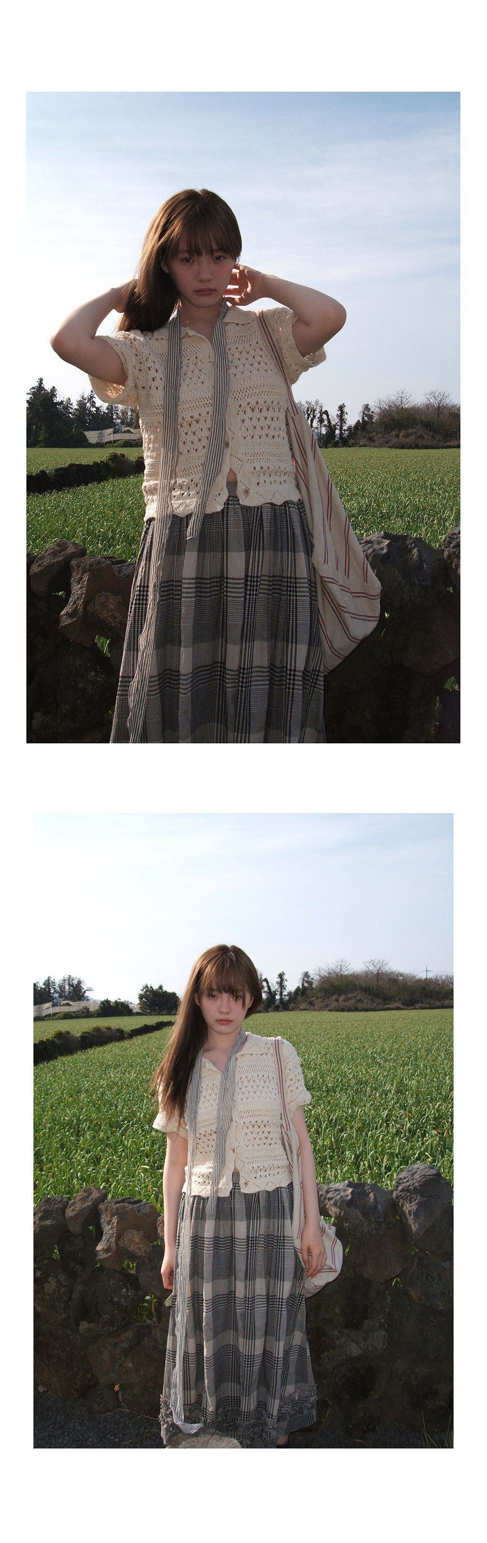 Hellooo Eat кардиган с ручной вязкой крючком в винтажном стиле 2025 абрикосовый с отложным воротником однобортный короткий рукав