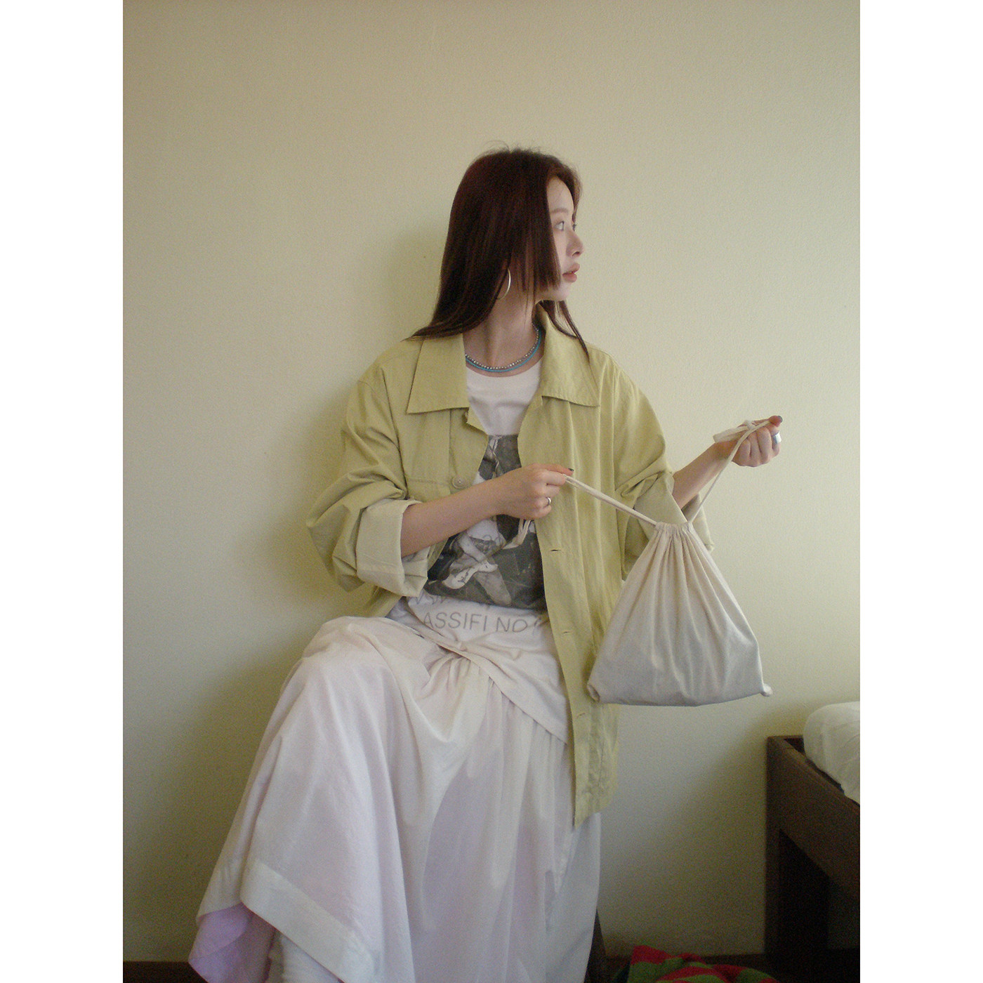 HelloooEat корейский дизайнерский плащ средней длины весна-лето однобортный отложной воротник свободная повседневная куртка женская