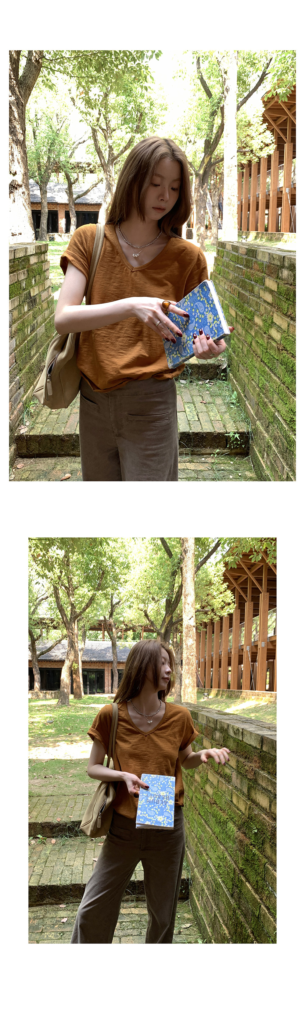 Hellooo Eat деловая ретро футболка с V-образным вырезом и короткими рукавами, летняя французская непринужденная тонкая хлопковая блузка с необработанными краями