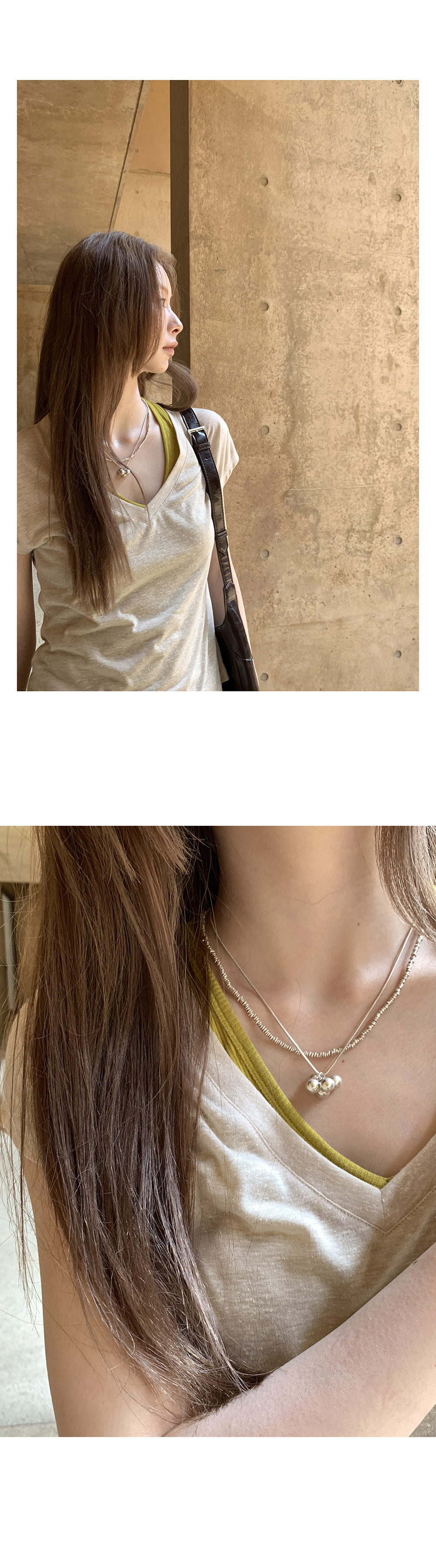 Hellooo Eat эластичная приталенная футболка с V-образным вырезом из полиэстера и льна