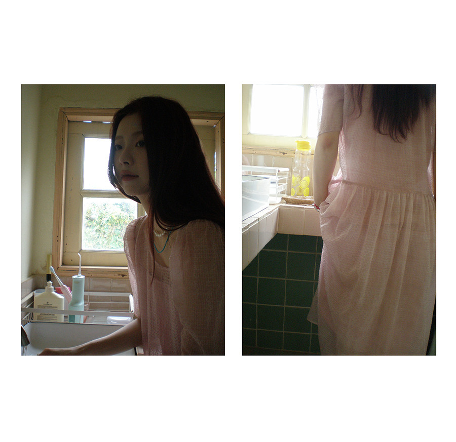 HelloooEat Красивое освежающее двухкомпонентное платье из шифона с пышными рукавами в корейском стиле свободного кроя для отдыха