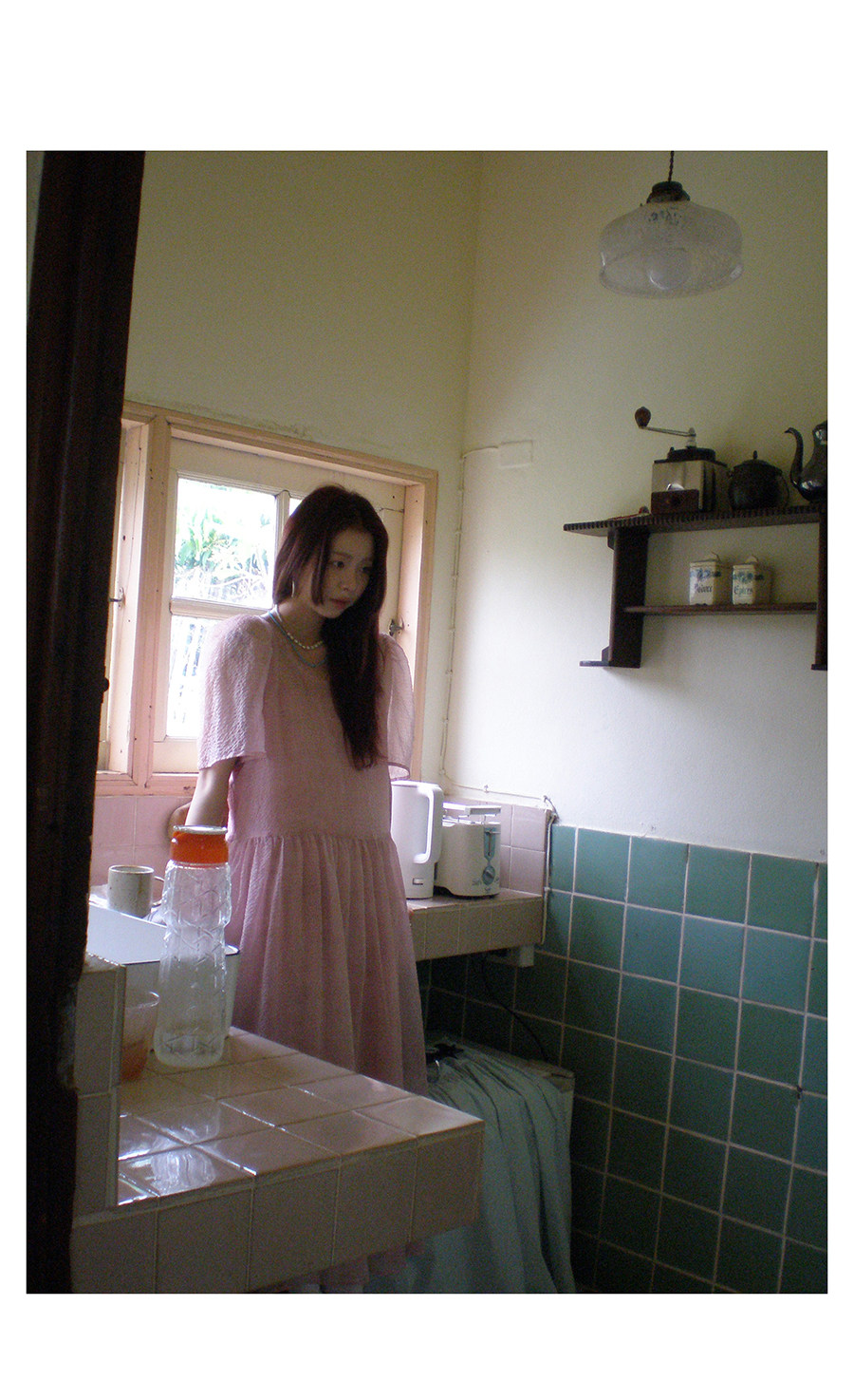 HelloooEat Красивое освежающее двухкомпонентное платье из шифона с пышными рукавами в корейском стиле свободного кроя для отдыха