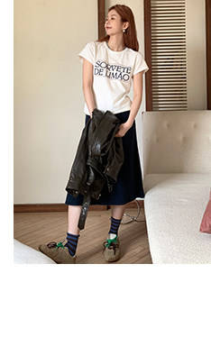 Hellooo Eat стройнящая мягкая флисовая футболка с короткими рукавами осень-зима универсальная круглый вырез с буквенным принтом женская