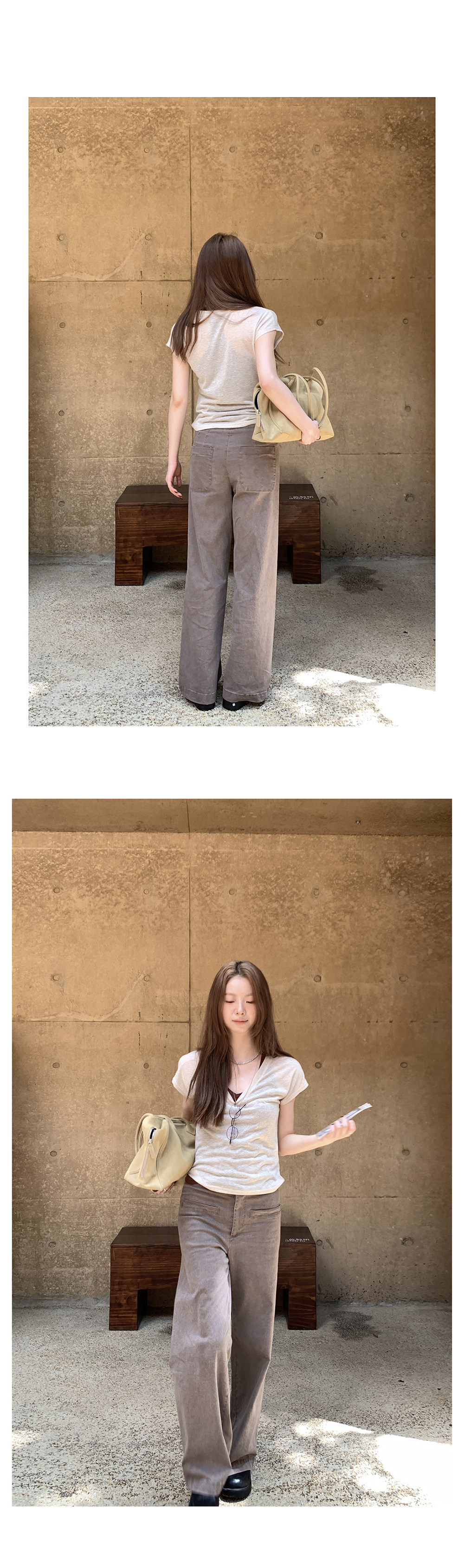 Hellooo Eat женские прямые брюки кофейного цвета с эффектом стирки, эластичные повседневные длинные брюки