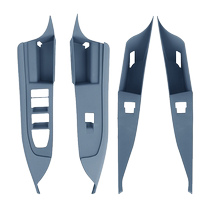 24 BMW new 5 Series i5 window lift panel glass button frame decorative stickers 525 530 car interior supplies