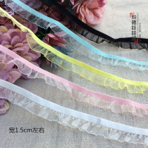 Doll clothes DIY lace elastic band Snow yarn lace elastic ear 1 yuan 1 yards