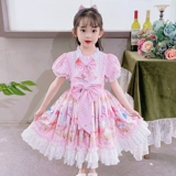 Летний наряд маленькой принцессы, детская милая летняя одежда, юбка, детская одежда