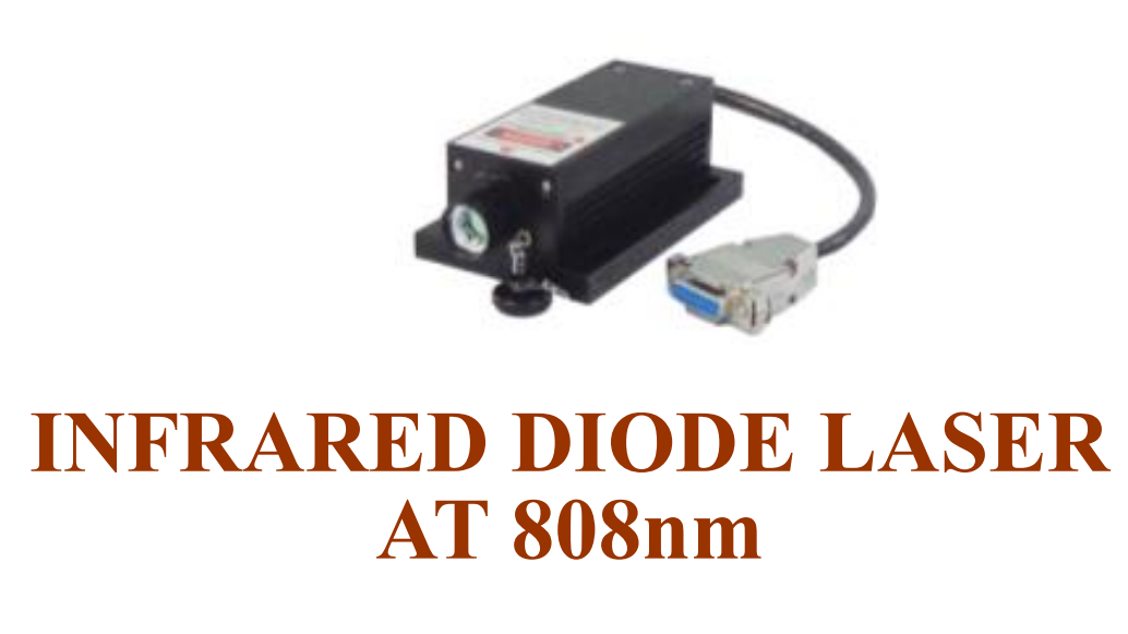 808nm high stability infrared laser low noise narrow line width Raman TEM00 module laboratory research