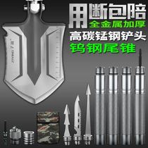 Engineer shovel multifunctional outdoor supplies fishing shovel car folding shovel camping digging manganese steel military shovel shovel