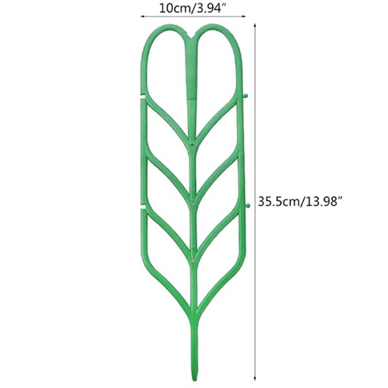 PIZMractical 1c0 Pcs DIY PlantSpport Artifiial Lueaf-Shaped