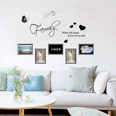 Carved English Picture Frames Wall Stickers Sitting Room Bed