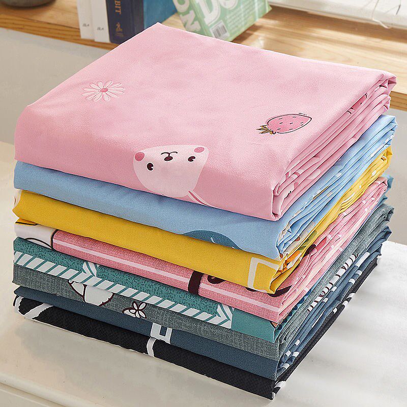 Bed Linen Teen Girl Summer Thin single summer quilts by single single-piece tatami student washed cotton double children