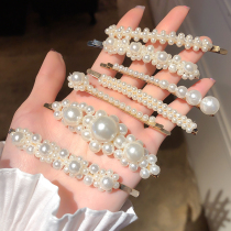 Hand-pushed corrugated headdress Retro headdress with Cheongsam word clip Hair card female clip top clip girl bangs edge clip