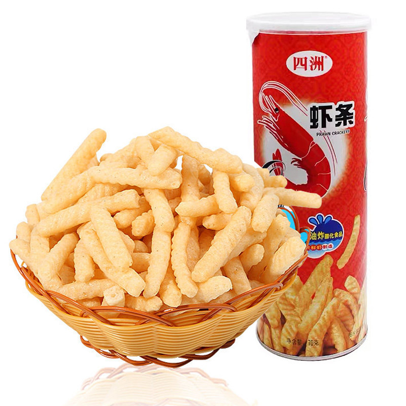 Sichuan Shrimp - barrel 70g barrel canned office casual puffing snack snacks nostalgia food