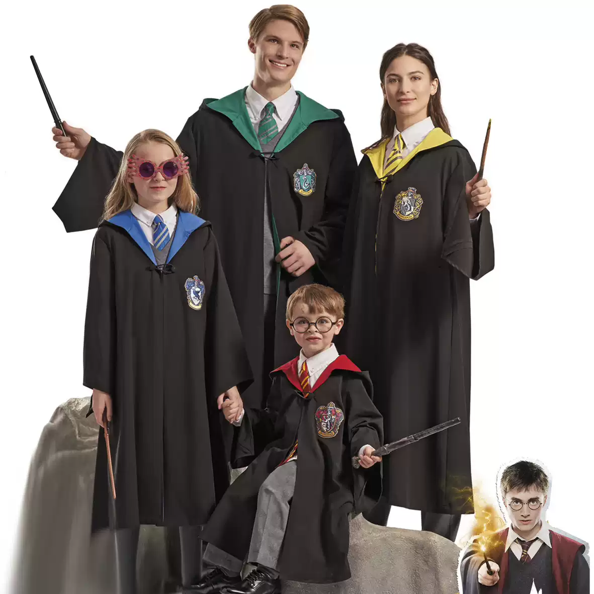 英国正版学院魔法袍哈利用品格兰芬多拉文克劳成人, image size:1181x1181