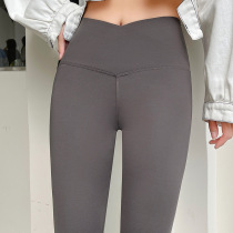 Underpants woman Summer thin section Cross Waist Fitness Pants Big Code Outwear V waist yoga Tipped hip Barbie Shark Pants