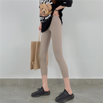 Summer 70% beats bottom pants woman high waist pressure slim leg shark pants slim fit outside wearing tight 90% yoga bodysuit pants