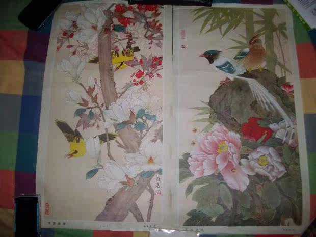 Metaphor for the High Four Seasons Flower Bird Paints 80s Paints of Four Sold Nostalgic Paper Products Miscellaneous Interest Collections